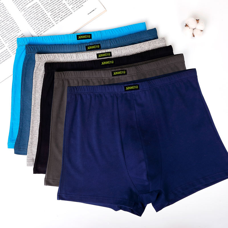 Picture of Wholesale men's cotton underwear for the elderly plus size 10xl high waist flat foot underwear 6xl winter warm underwear
