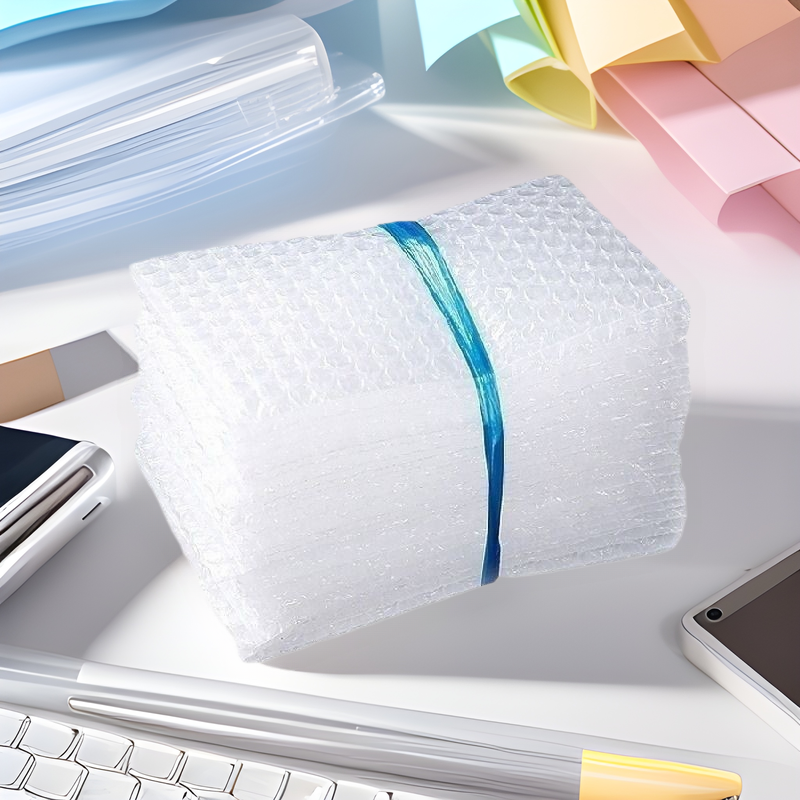 Transparent Bubble Bag Large Bubble Shock-Proof and Pressure-Resistant Cushioning Foam Packaging Roll Anti-Pressure Air Cushion Bag for Cross-Border Logistics