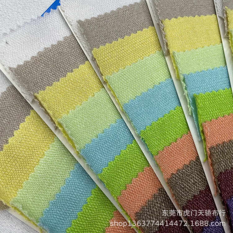 Spot supply knitted polyester cotton knitted small sweater fabric knitted TR small sweater flower yarn casual clothing fabric