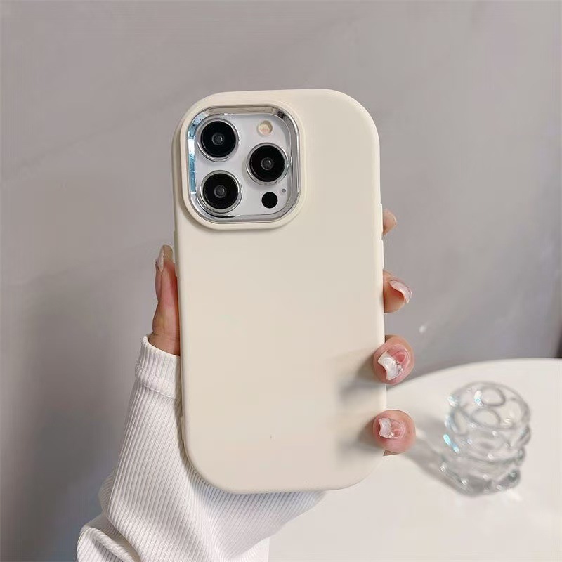 Picture of Solid Color Chubby Girl for Apple 16pro Phone Case New 15promax Electroplated 14/13/12 Drop-resistant 11x