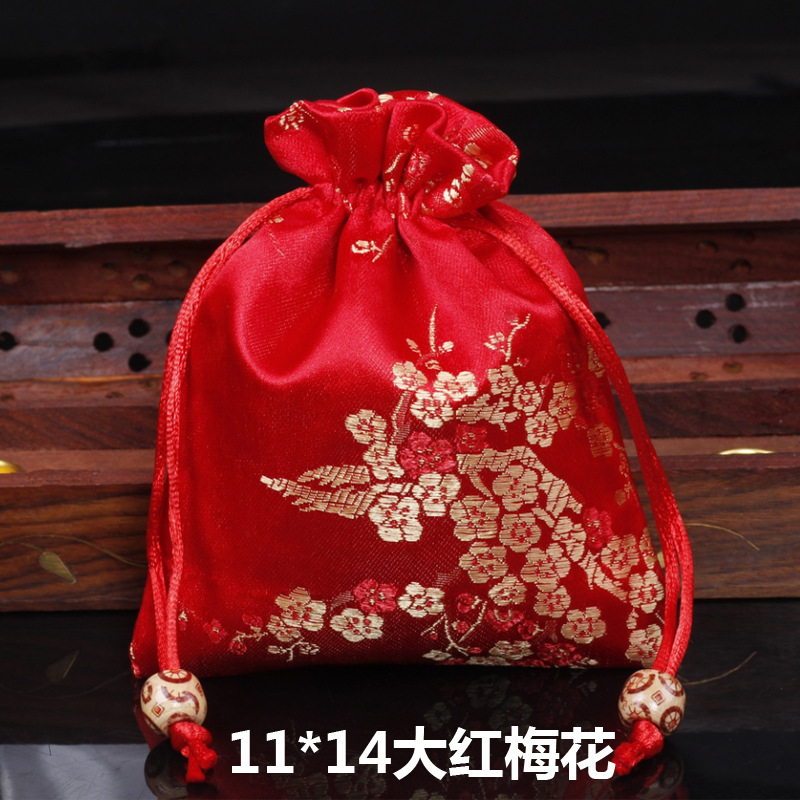 Picture of Osmanthus sachet sachet pendant antique Chinese brocade high-grade sachet empty bag bag bag wholesale 11*14