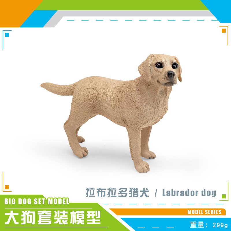 Picture of Amazon simulation pet dog model Labrador Shiba Inu Xizang mastiff Samoyed children's cognitive static ornaments