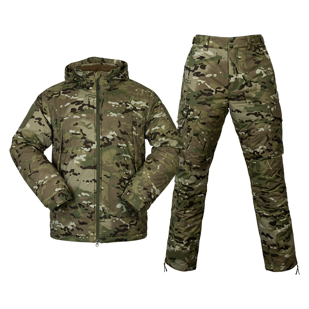 Picture of Faldan F7 portable cold-proof cotton-padded jacket suit autumn and winter outdoor water-splashing warm cotton-padded jacket training suit wholesale