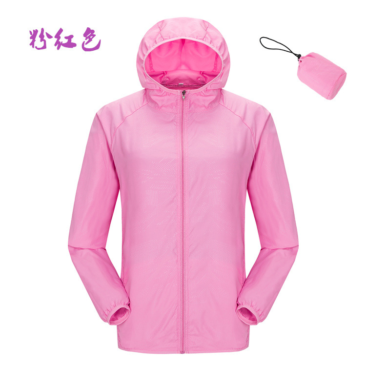 Picture of Factory wholesale outdoor skin windbreaker men's sunscreen clothing women's logo thin coat waterproof printing group building clothing