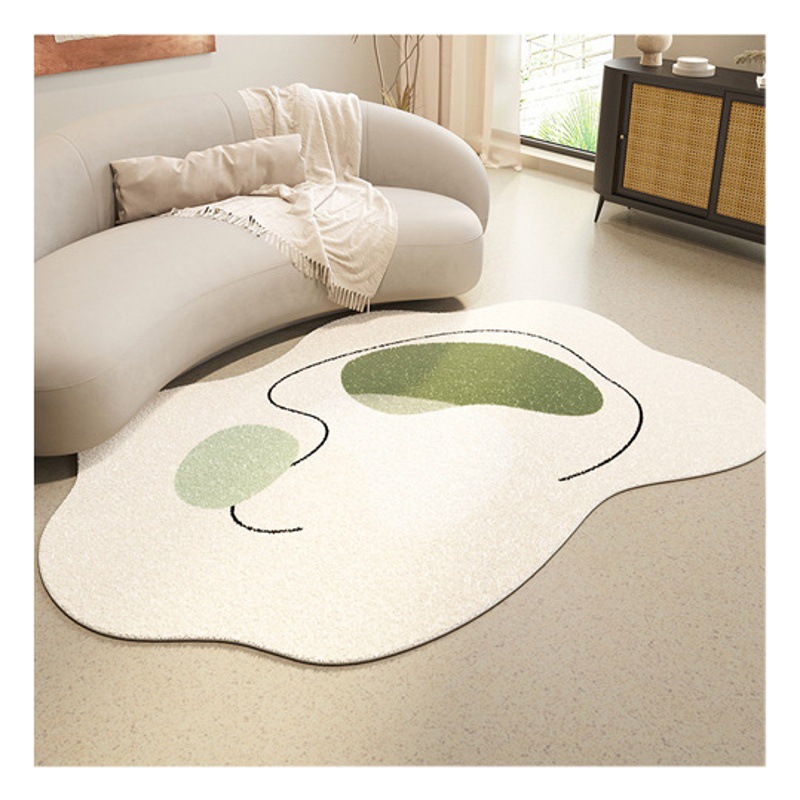 Cute Line Special-Shaped Dirt-Resistant Wear-Resistant Bedside Blanket Irregular Easy-to-take-care Household Living Room Bedroom Carpet Full Shop