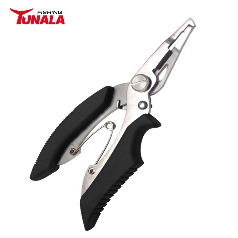 in stock wholesale small size fishing pliers Luya pliers fishing line cutting pliers fish controller multifunctional outdoor fishing tools