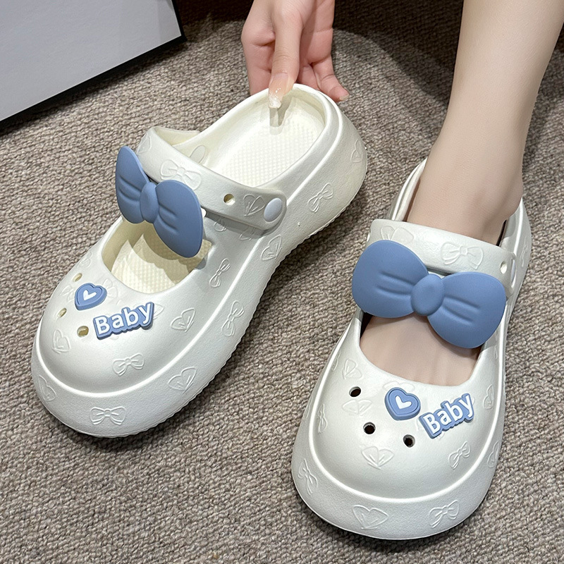 Croc Shoes Women's Mary Jane Slippers Women's Summer Sandals Women's Home Shoes Household Eva Slippers Sandals Women's Wholesale