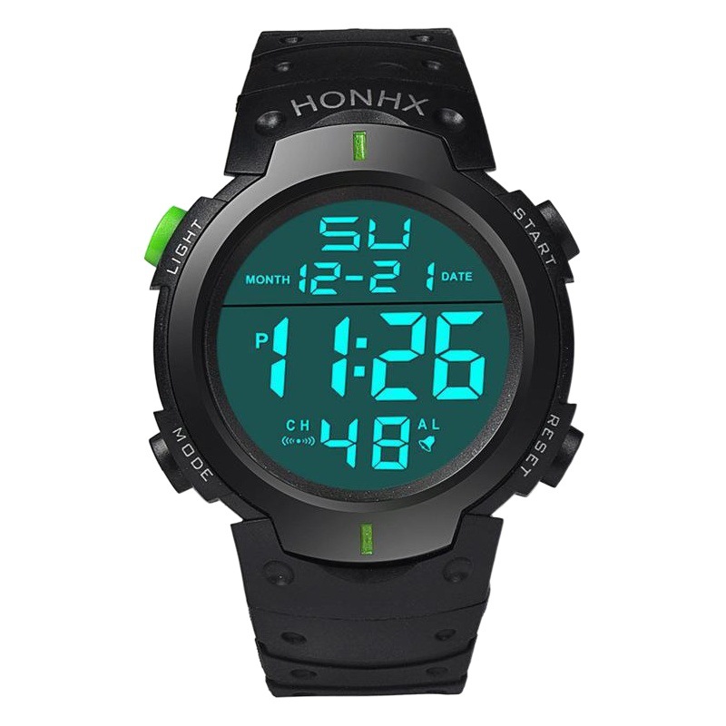 Foreign Trade Hot-Selling Sports Large Dial Digital Watch Adult Outdoor Men's Large Screen Cold Light Machine Led Digital Watch Wholesale