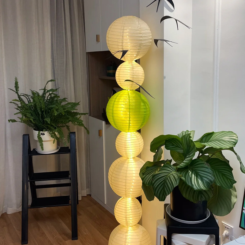 Picture of [Hengyue] National Day and Mid-Autumn Festival Wedding Shopping Mall Decoration Round Paper Lanterns DIY Handmade Lanterns Manufacturer
