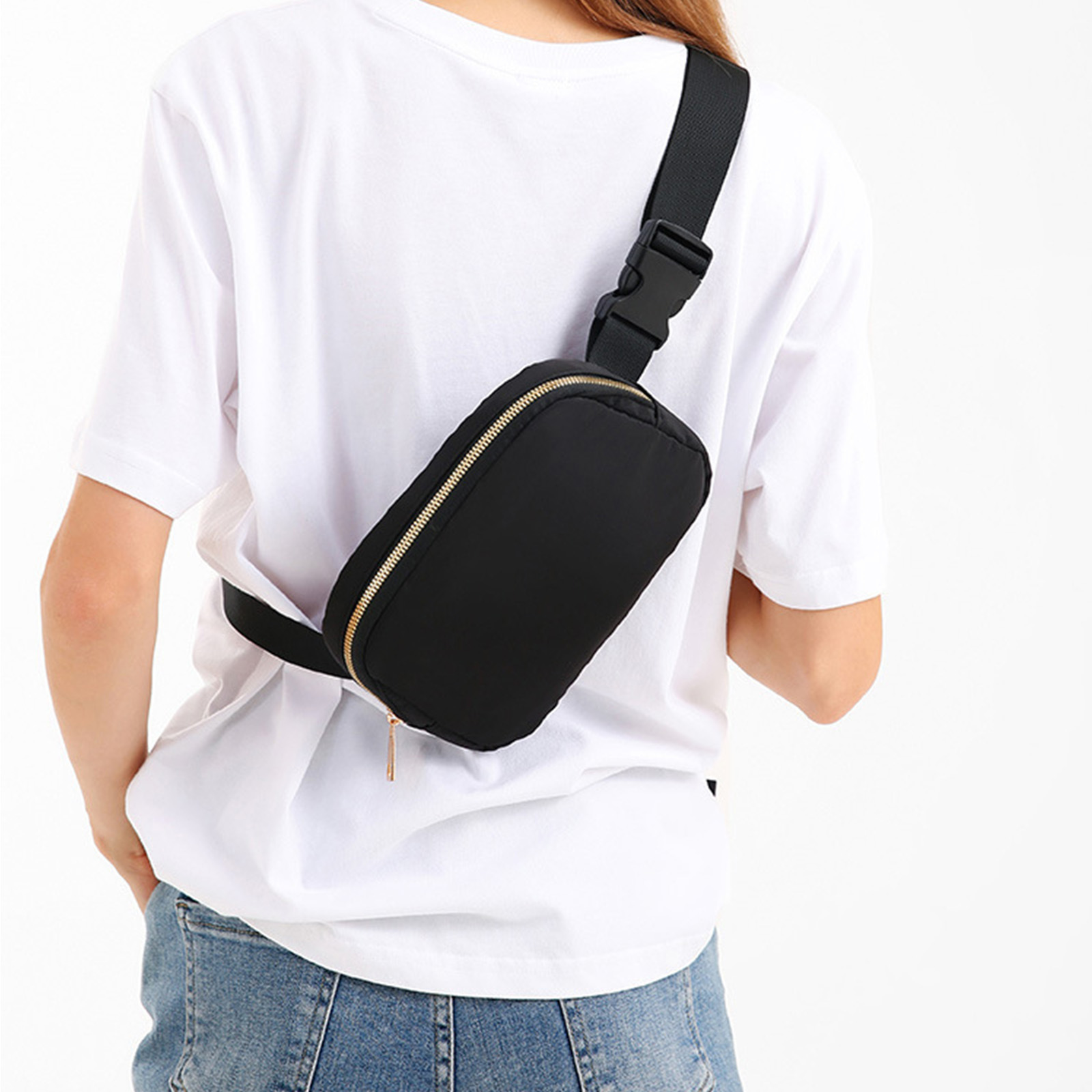 Picture of Lulu Cross-border Bag Waist Bag Nylon Waterproof Chest Bag Outdoor Sports Running Waist Bag Crossbody Waist Bag for Men and Women