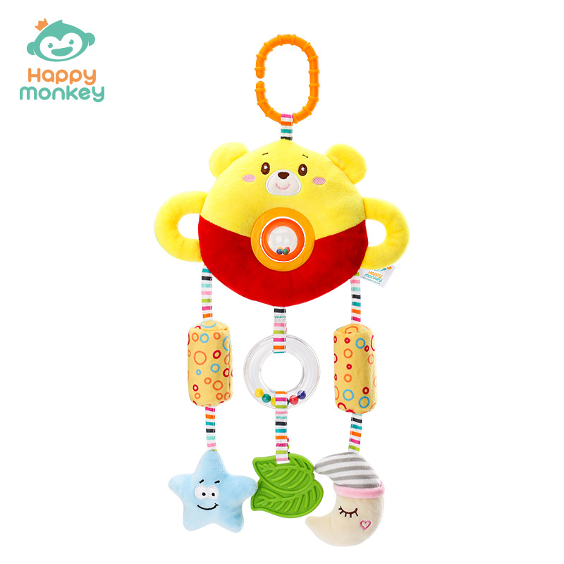 Picture of Happy Monkey Happy Monkey King Baby Toy Bed Hanging Wind Chime Rattle Infant Stroller Soothing Toy