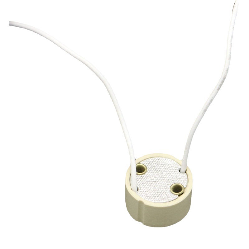 Spot Beige Ce Certified Lamp Holder with Extension Cord Gu10 Lamp Holder Side Plug-In Aging Lamp Holder Ceramic Lamp Holder