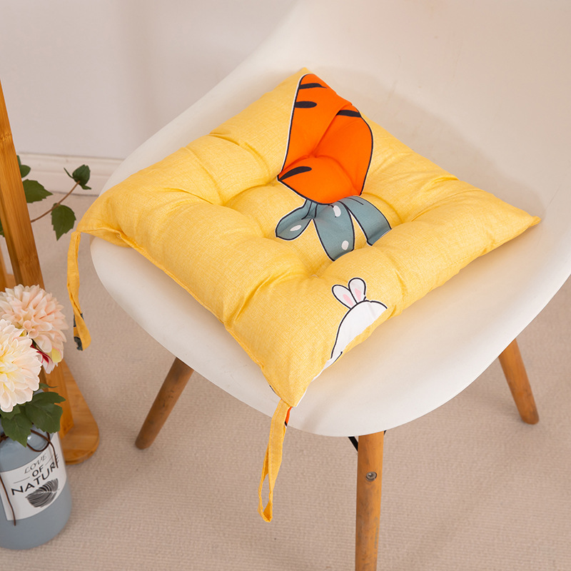 Picture of Four Seasons Cushions Manufacturer Supply Brushed Cloth Casual Cartoon Pastoral Tatami Office Student Beautiful Buttocks Chair Cushions