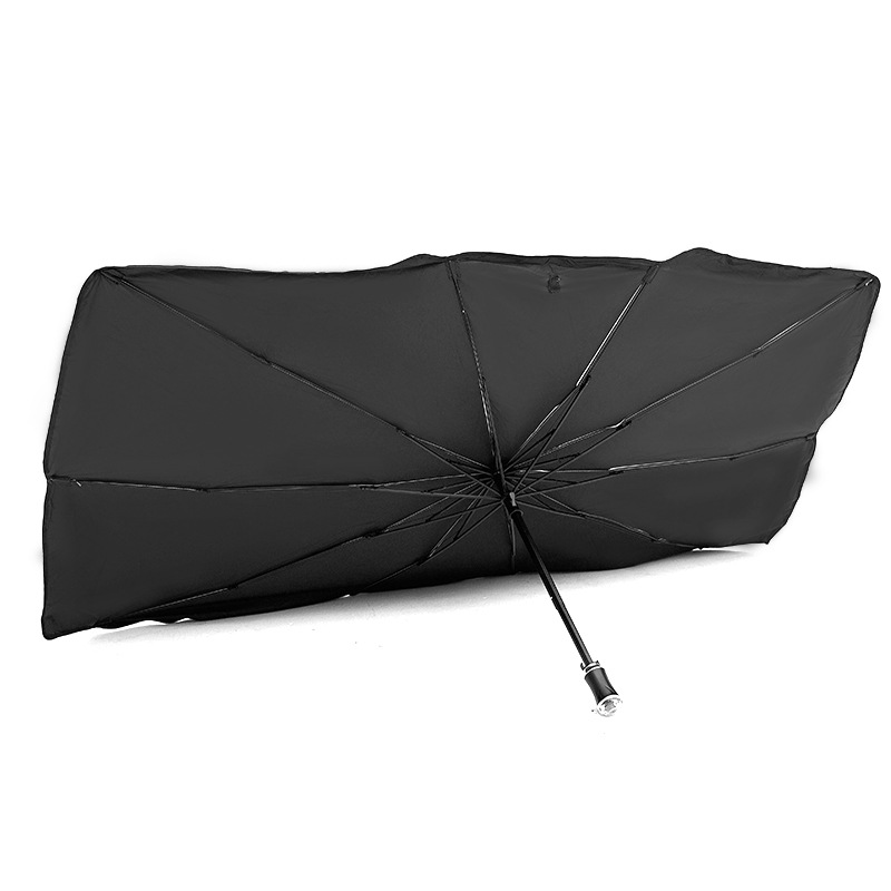 Picture of Car Sunshade Front Windshield Parasol Retractable Sun Protection and Heat Insulation Car Umbrella Side Baffle Sunshade