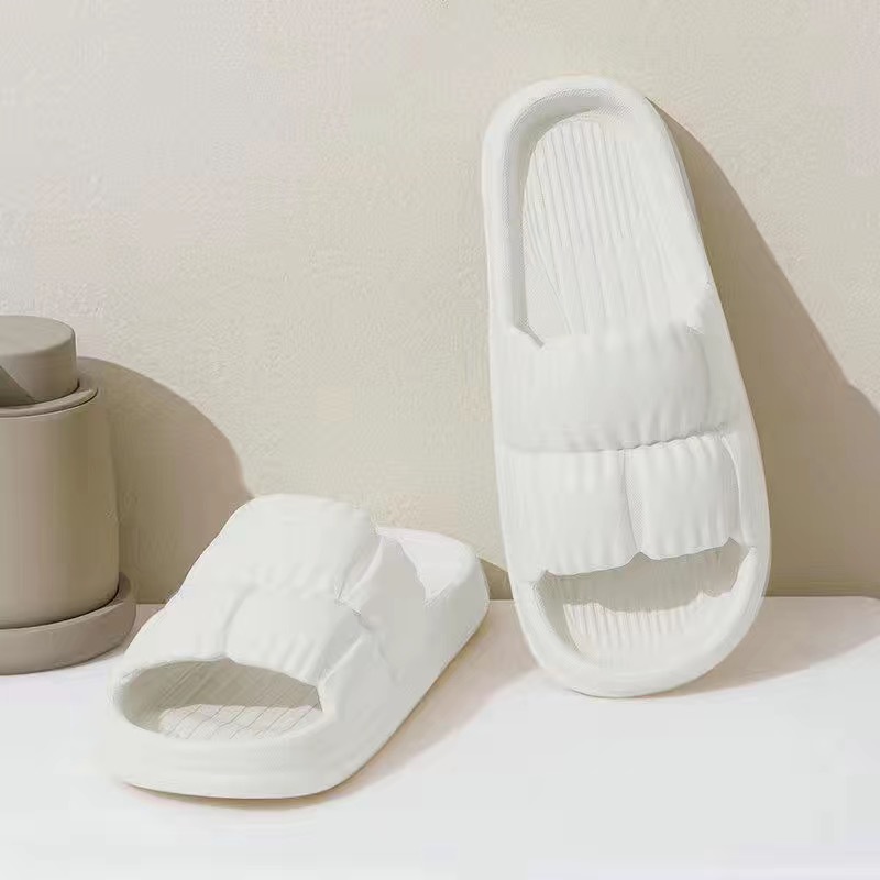 Picture of Slip-on slippers men's summer indoor and outdoor home home bathroom bath non-slip platform slippers women's summer