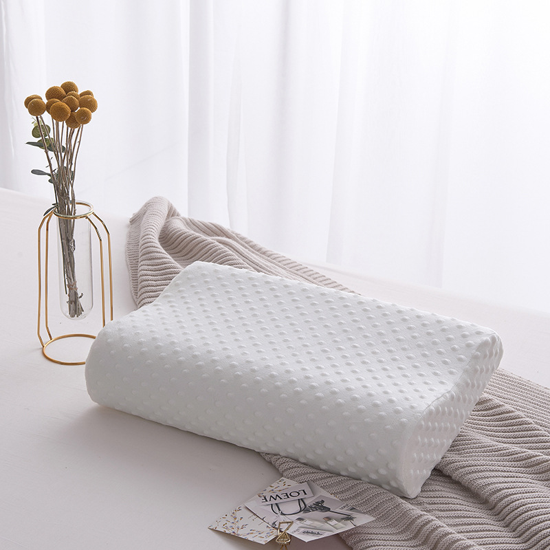 Picture of Ergonomic memory foam pillow, with dual-height design, comfortable, helps relieve cervical discomfort. It supports in-stock wholesale and small-batch customization, suitable for gifting to parents.