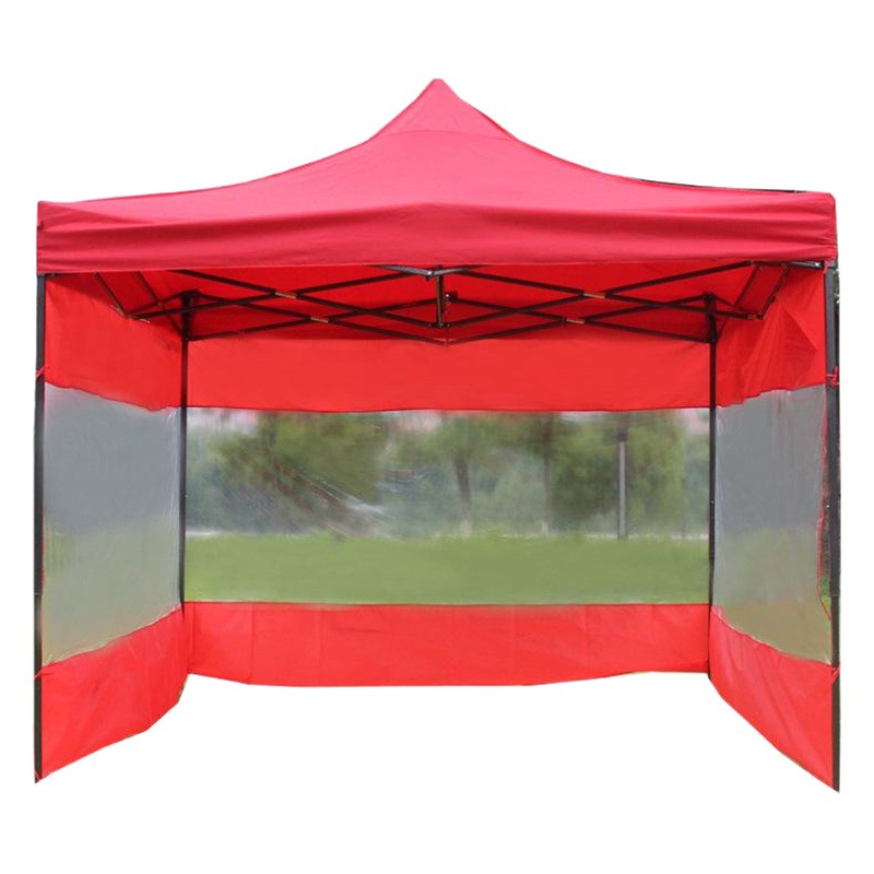 Outdoor tent waterproof cloth exhibition transparent cloth with window mesh mosquito net edge Oxford cloth a generation