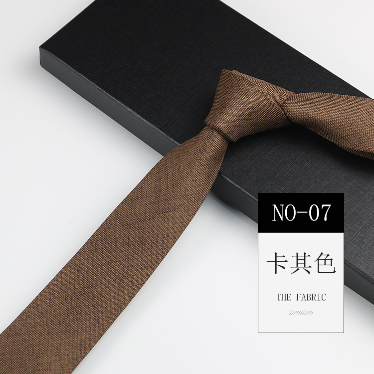 Picture of Men's formal wear for work professional Korean wedding groom artistic simple academic style blue gray 6cm hand tie
