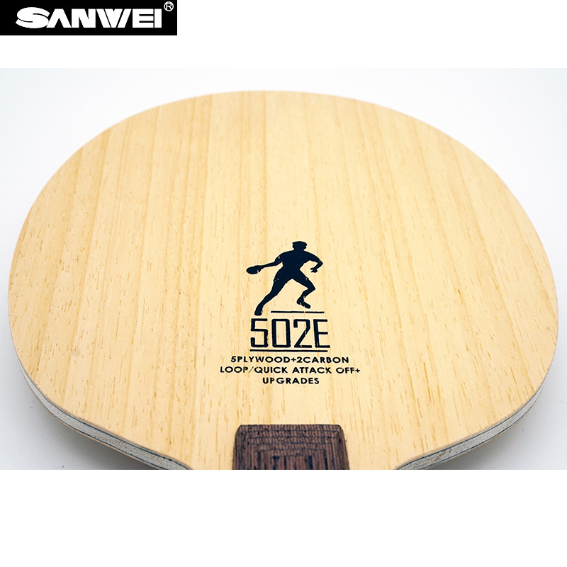 Picture of SANWEI three-dimensional 502E table tennis bottom plate five wood two carbon LD comprehensive attack table tennis racket bottom plate horizontal racket