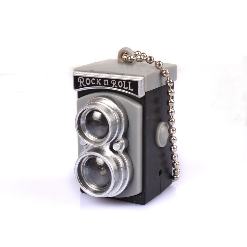 Picture of Sounding LED Retro LOMO Camera Pendant LED Luminous Keychain Activity Gift Car Pendant