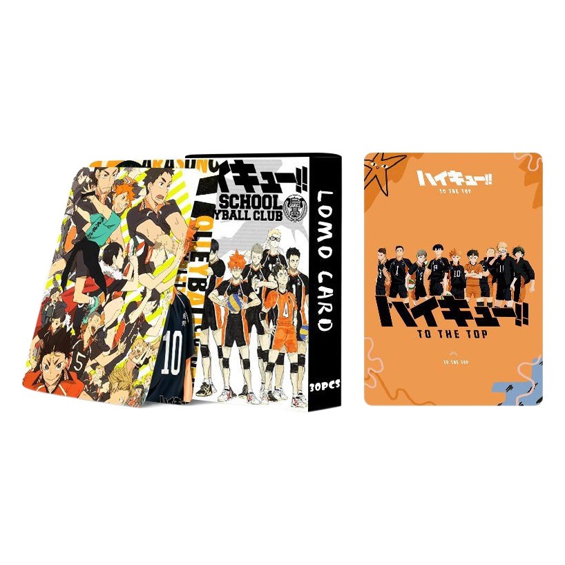 In stock volleyball junior 30 double-sided small cards new boxed photo card LOMO card greeting card