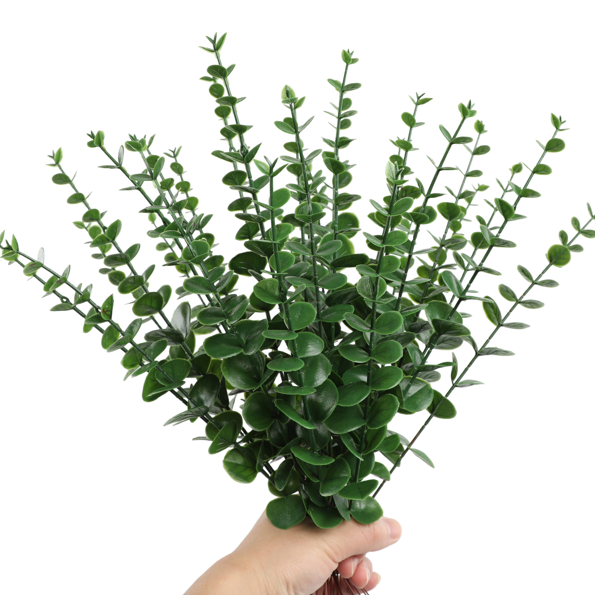Picture of Cross-Border Simulated Green Plants Eucalyptus Leaves Amazon Simulated Plants Wholesale Eucalyptus Leaves Ins Decoration Home Wedding