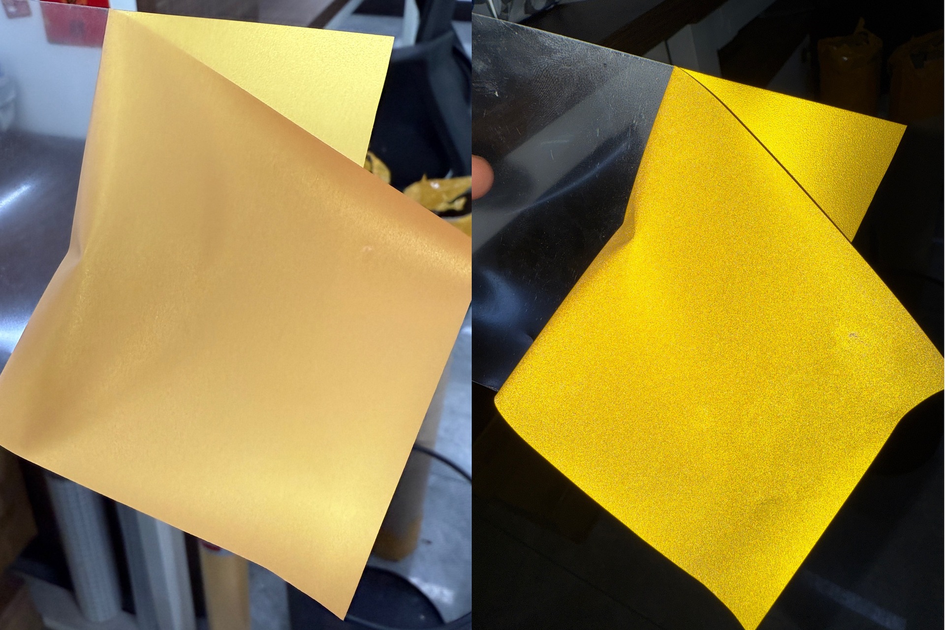 Picture of Reflective material reflective gray colorful reflective thermal transfer lettering film silver gray for clothing printing reflective