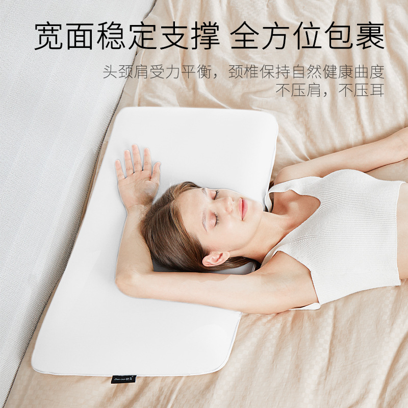 Picture of Hotel with memory foam pillow slow rebound bread pillow neck pillow memory pillow does not collapse sleep pillow wholesale