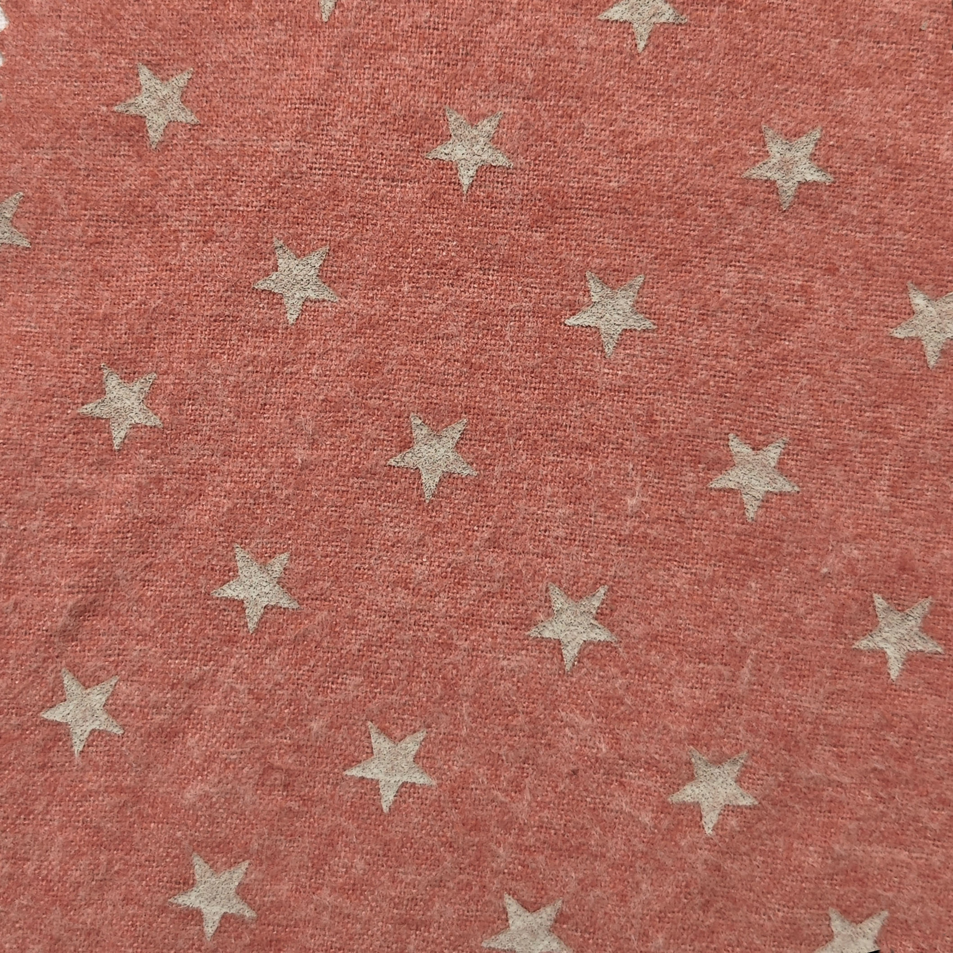 Picture of Autumn and Winter All-Cotton Brushed Woven Fabric with Five-Pointed Star Print and Tie-Dye Fabric for Coats, Skirts, Children's Clothing, Hanfu, Fabric Art, and Home Decor