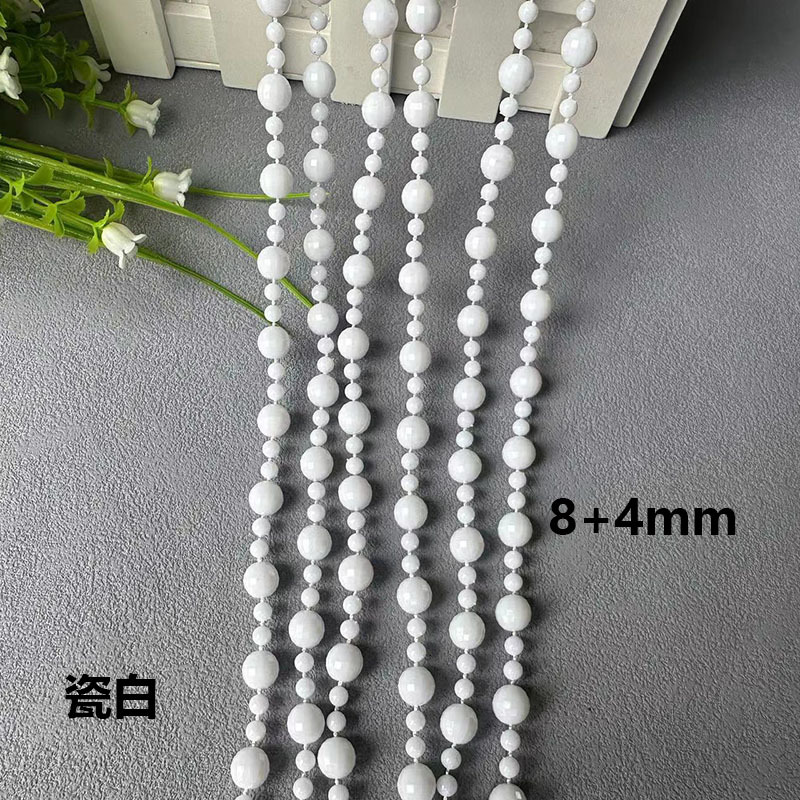 Picture of Acrylic bead curtain line curtain wedding road lead crystal string wedding scene stage ceiling decoration diy door curtain partition
