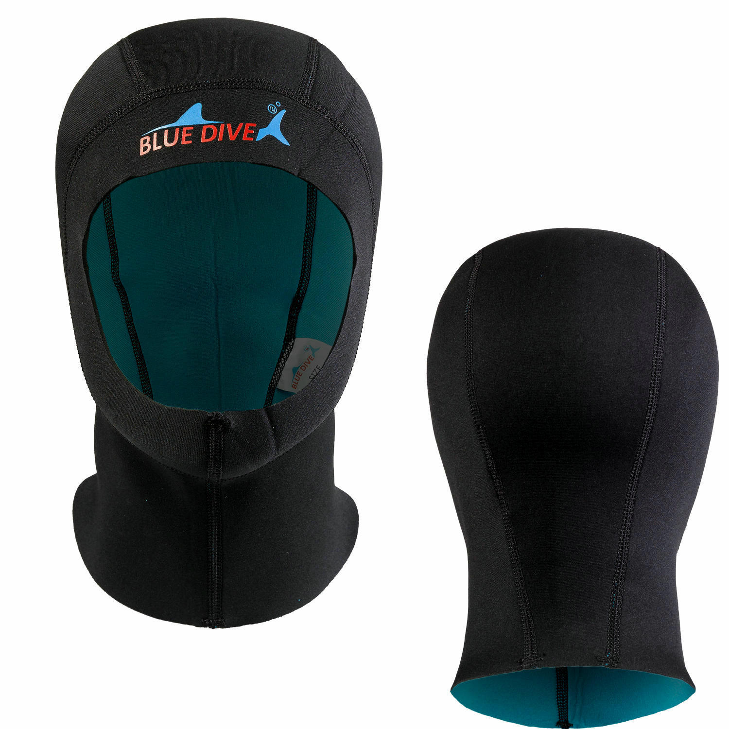 Picture of 1mm diving hat warm headgear gloves diving socks mask sunscreen face hat waterproof female universal face Gini