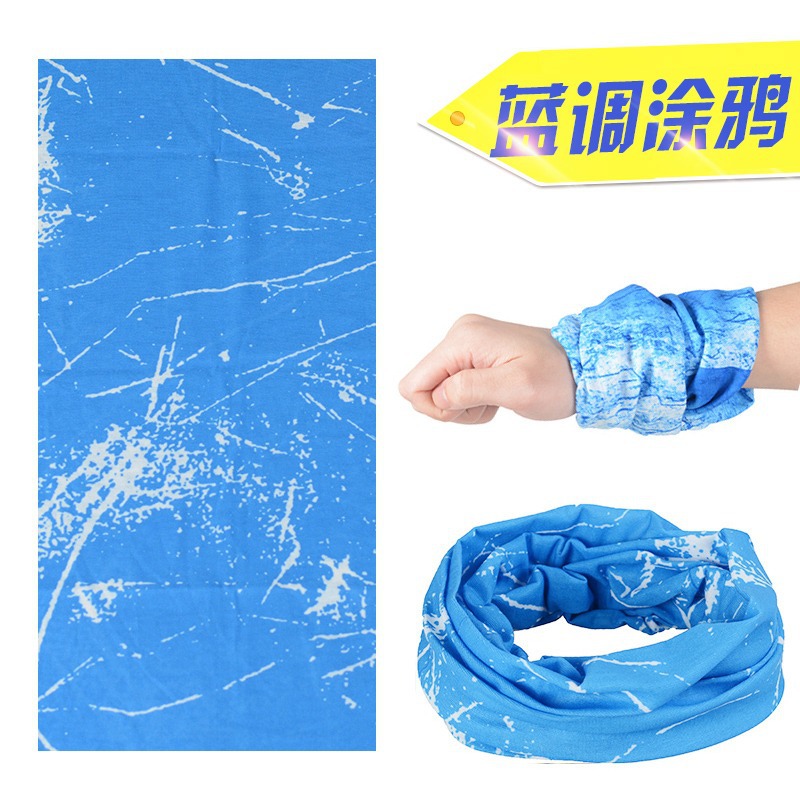 Picture of Magic Hood Face Scarf Men's Sports Outdoor Sunscreen Neck Protector Neck Sleeve Thin Women's Fishing Riding Varied Scarf