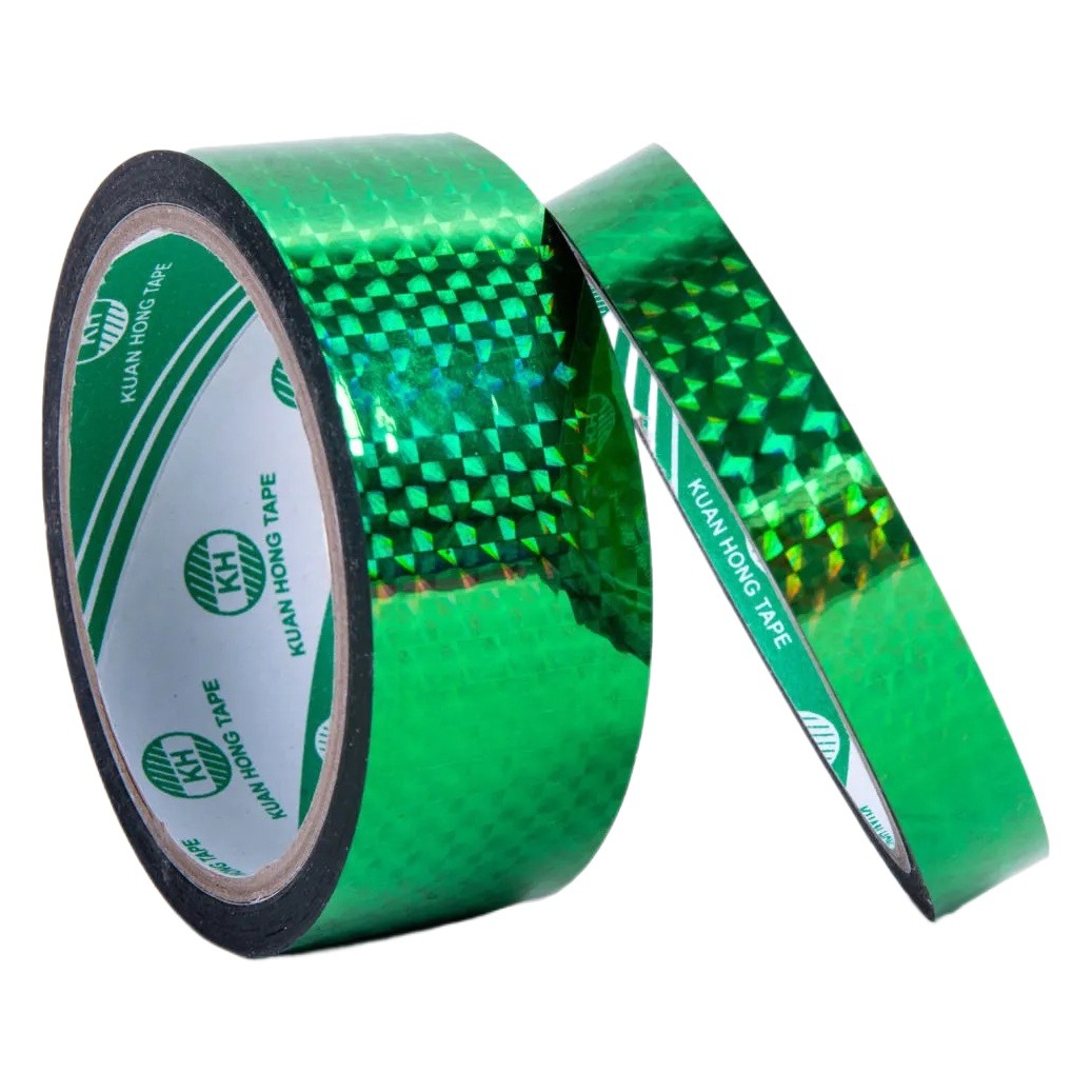 Factory direct supply flash laser tape bright color tape gift packaging diy decorative reflective tape