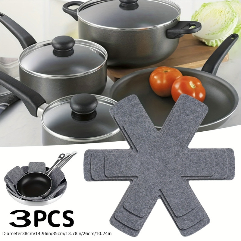 Cross-border felt pot pad non-woven non-stick pan protection protective pad heat insulation easy-to-clean hexagonal tableware