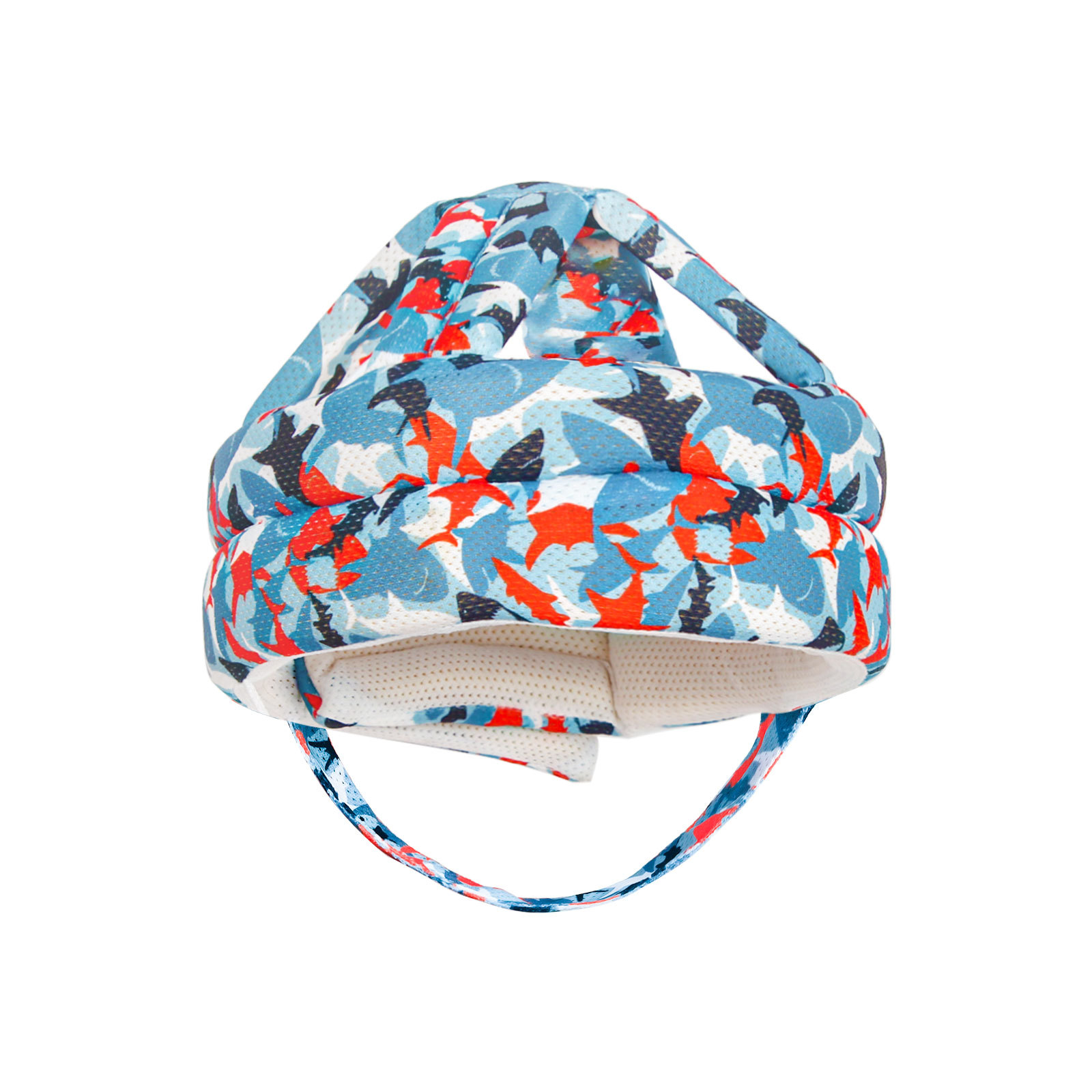 Picture of Children's Toddler Belt Baby Toddler Traction Belt Mesh Breathable Baby Anti-fall Cap Anti-fall suit Factory