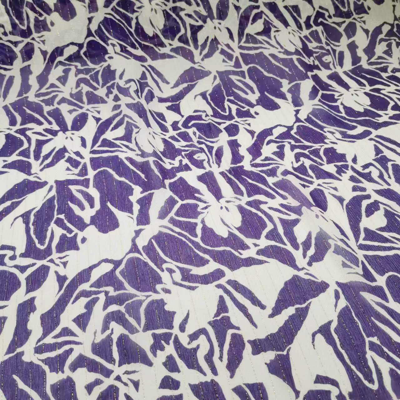 Picture of 10mm Gold Thread Silk Smooth Shirt Skirt Wide Fabric