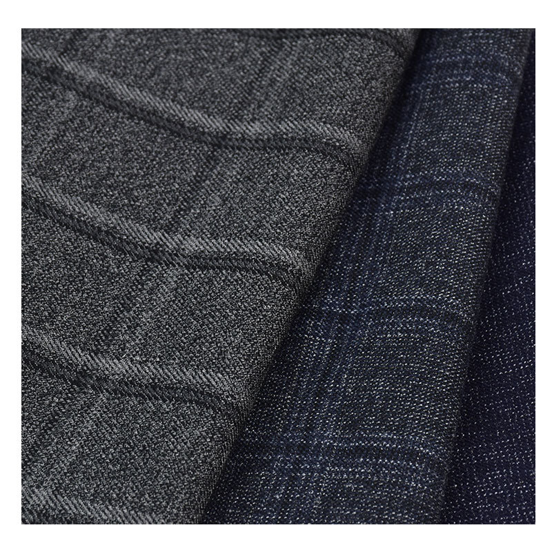 Polyester-Viscose Blended T/R Yarn-Dyed Plaid Fabric 250Gsm Wholesale Suit Outwear Jacket Dress Pants Fabric