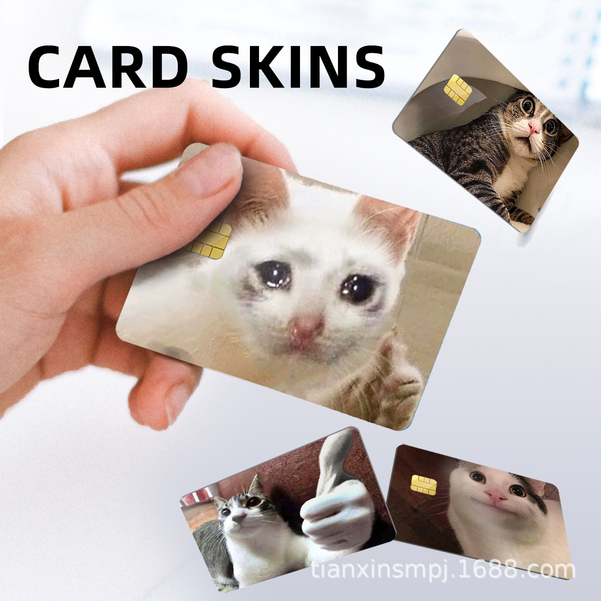 Amazon/TUME/SHIN Cross-border E-commerce Source Factory Funny Credit Card Special Sticker Film Skin