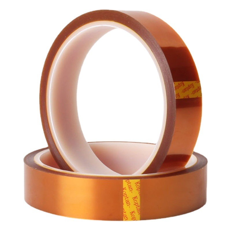 Wholesale Brown High Temperature Resistant Double-Sided Tape Pi Double-Sided Polyimide High Temperature Tape Insulation Insulation Gold Finger Tape