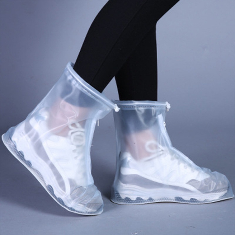 A generation of waterproof shoe cover women's rain shoe cover men's rainy day non-slip thick wear-resistant rain boots children's rain