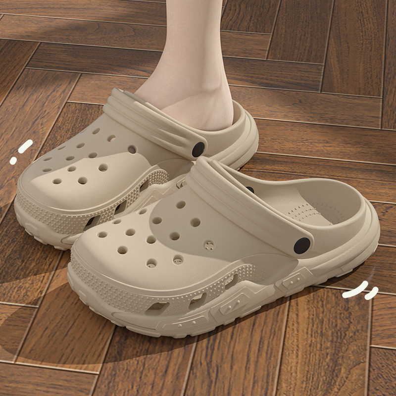 Picture of Thick-soled hole shoes women's summer poop-feeling sandals and slippers for outerwear non-slip 2024 new eva soft men's