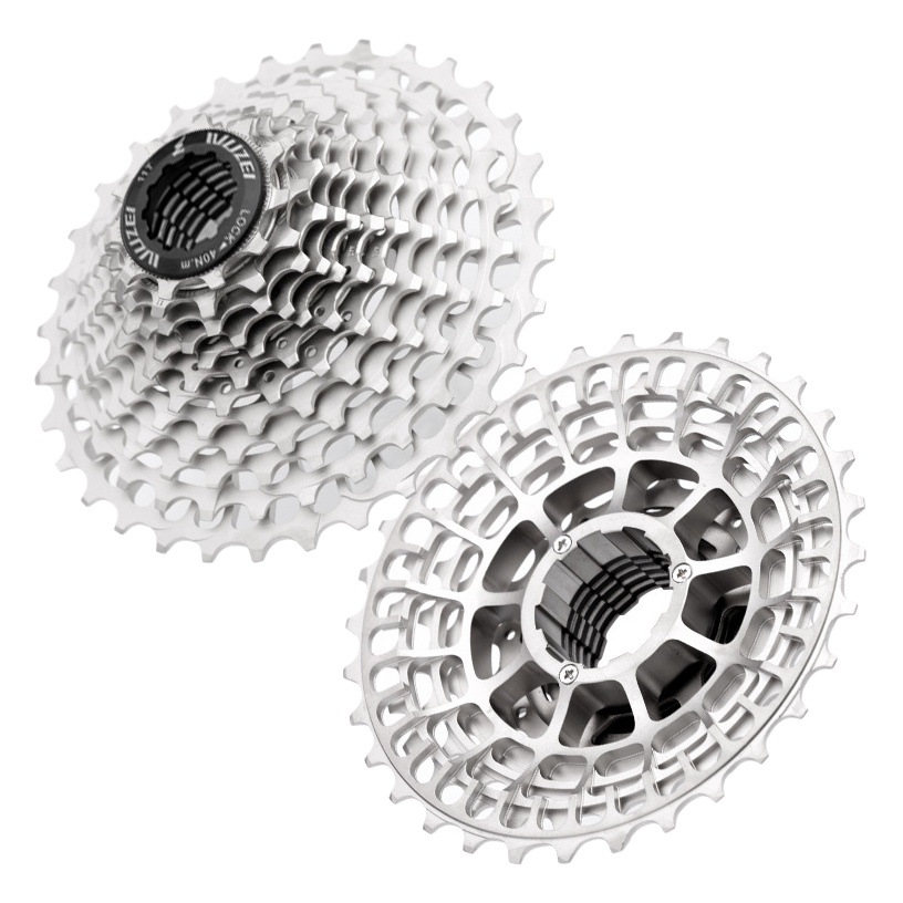 Wuzei Squid 11-Speed Road Bike Ultra-Light Flywheel 28T32T34T36T Cassette Cut Out Bicycle Flywheel Cnc