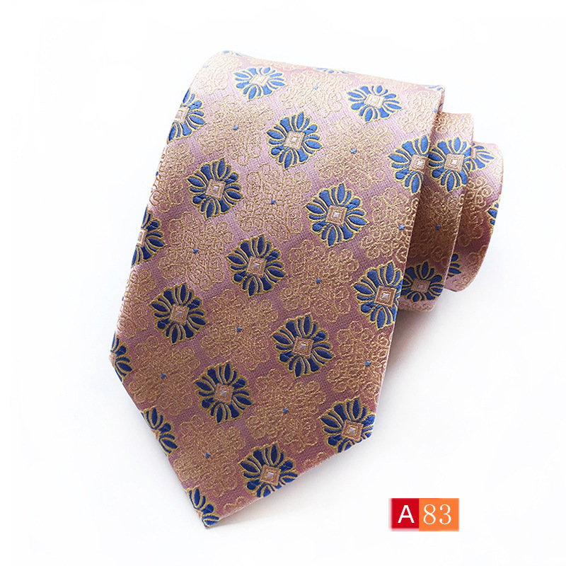 Picture of Source Factory Hot Jacquard Fabric Tie Men's Dress Business Suit Accessories Tie Wholesale