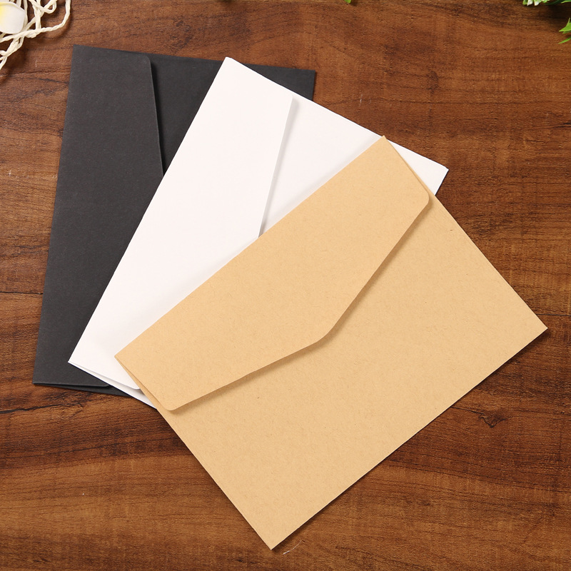 12.5*17.5cm Western No. 3 Envelope Colorful Envelope Pure Colorful Blank Envelope Greeting Card Postcard Envelope