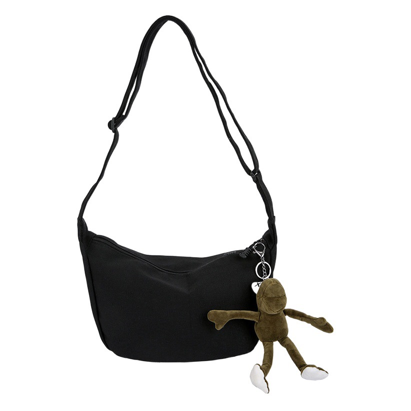 Picture of Dumpling messenger bag 2024 new cross-body all-match shoulder bag ins student Korean Japanese style large capacity canvas bag