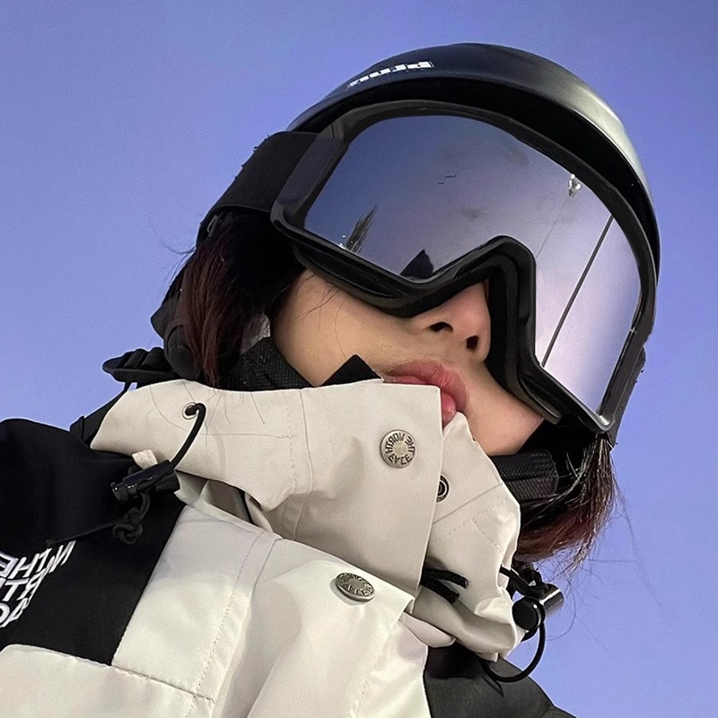 Winter Plus Sponge Mountaineering Ski Glasses Cycling Windproof Goggles Anti-Glare Ultraviolet Outdoor Sports Sunglasses