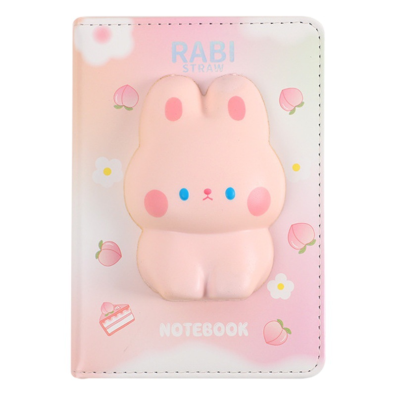 Spot B6 Cross-border Creative Decompression Notebook Hand Ledger Cute Cartoon Shape Color Page Notepad Decompression Stationery