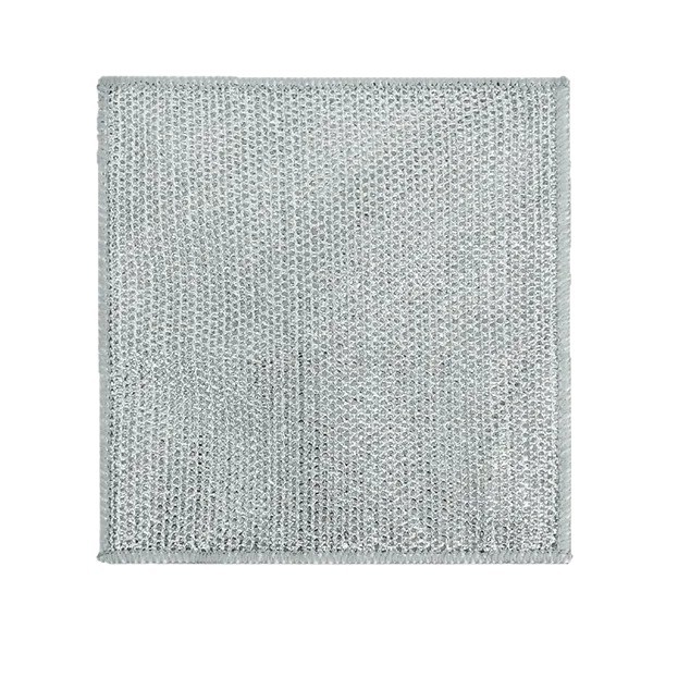Picture of Opp bag packaging single layer double layer silver composite cloth instead of steel wire kitchen steel wire dishwashing cloth scouring pad