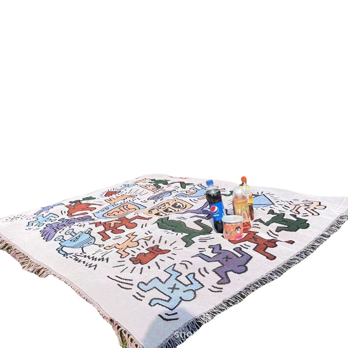 ins Ethnic Style Outdoor Camping Picnic Mat Decorative Tablecloth Tent Mat Blanket
