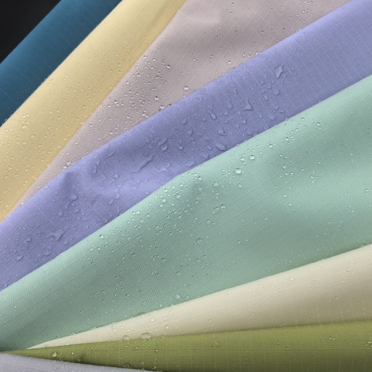 New product Taslon five-part compartment PU waterproof Taslon fabric buta slongge nylon waterproof plaid